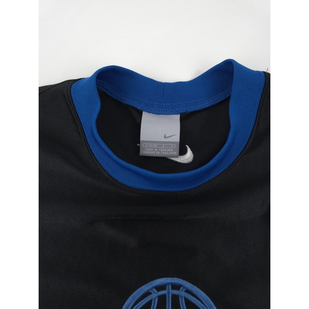 Nike Youth Large LS Basketball Blue Black shirt - Picture 2 of 6